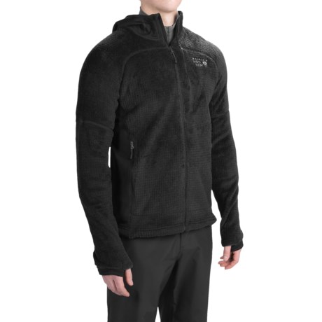 Mountain Hardwear Monkey Man Grid II Hooded Fleece Jacket - Polartec® Thermal Pro® (For Men)