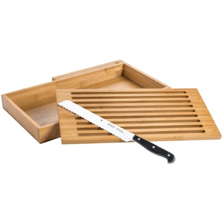 WMF Spitzenklasse Set - Bread Knife, Board and Tray