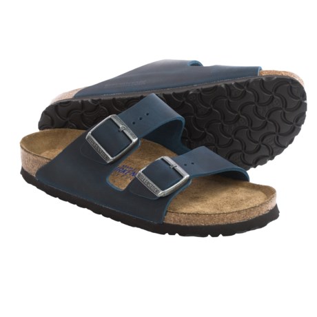 Birkenstock Arizona Sandals - Oiled Leather, Soft Footbed (For Women)