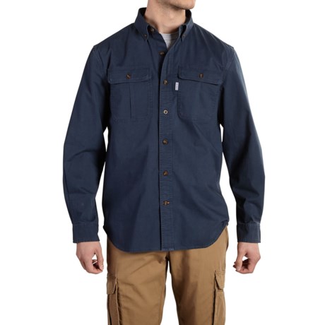 Carhartt 101554T Foreman Solid Work Shirt - Long Sleeve (For Big and Tall Men)