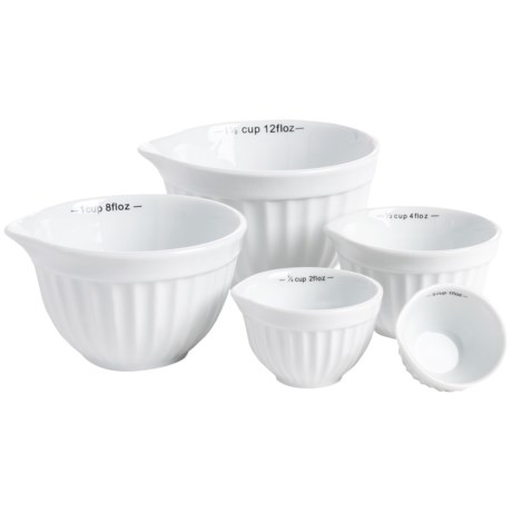 Chef Basics Select Porcelain Measuring Cups - Set of 5