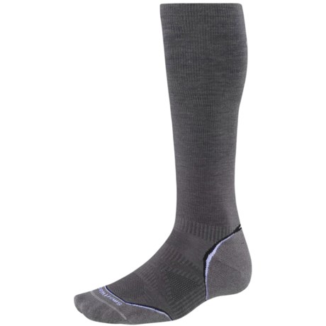 SmartWool PhD Graduated Compression Socks - Merino Wool, Over the Calf (For Men and Women)