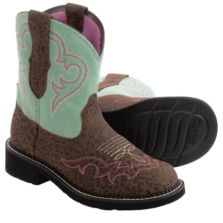 Ariat Fatbaby Heritage Harmony Cowboy Boots - Leather (For Women)