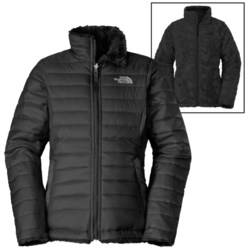 The North Face Reversible Mossbud Swirl Jacket - Insulated, Fleece Lined (For Little and Big Girls)