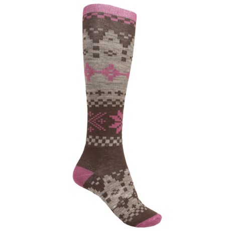 Catawba Snowflake Knee-High Socks - Over the Calf (For Women)