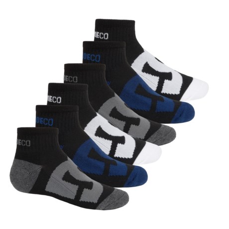 DC Shoes Logo Socks - 6-Pack, Quarter Crew (For Little and Big Boys)