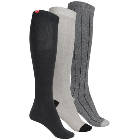 Esprit ESPRIT Knee-High Rib-Knit Socks - 3-Pack, Over the Calf (For Women)