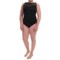 Longitude Sheer Love One-Piece Swimsuit - Lace High Neck (For Plus Size Women)