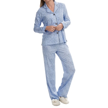 P.J. Salvage PJ Salvage Cotton-Modal Knit Pajamas - Long Sleeve (For Women)