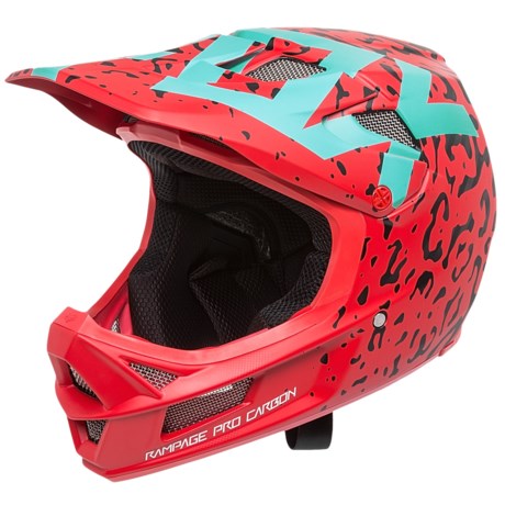 Fox Racing Rampage Pro Carbon Cauz Full Face Mountain Bike Helmet (For Men)