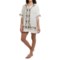 Studio West Embroidered Tunic Cover-Up - Short Sleeve (For Women)