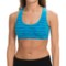 90 Degree by Reflex Velocity Space-Dyed Racerback Sports Bra - Molded Cups (For Women)