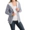 FDJ French Dressing Heathered Stripe Hoodie - Full Zip (For Women)