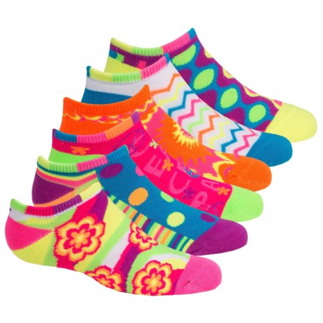Sof Sole All Sport Lite No-Show Socks - 6-Pack, Below the Ankle (For Little and Big Kids)