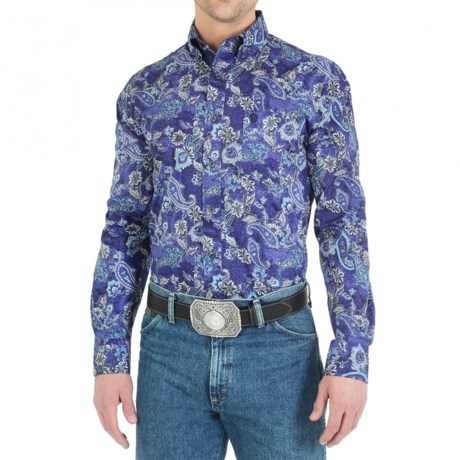 Wrangler George Strait Collection Western Shirt - Long Sleeve (For Men)