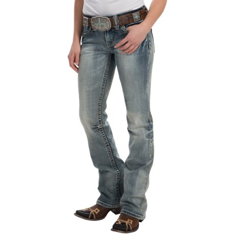 Cowgirl Up Santa Fe Jeans - Mid Rise, Bootcut (For Women)