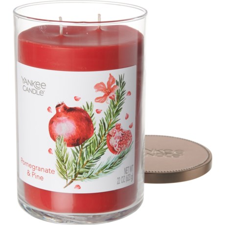 Yankee Candle Pomegranate and Pine Candle - 2-Wick, 22 oz.