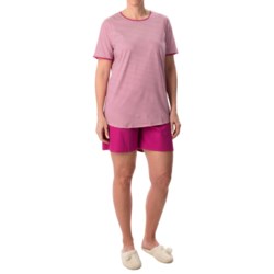 Calida Petunia Stripe Pajamas - Short Sleeve (For Women)