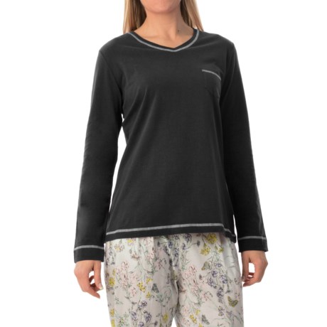 Calida Favourites Trend 5 Shirt - Cotton, Long Sleeve (For Women)