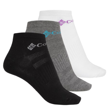 Columbia Sportswear Athletic No-Show Socks - 3-Pack, Below the Ankle (For Women)