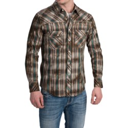 Rock & Roll Cowboy Dyed Plaid Shirt - Snap Front, Long Sleeve (For Men)
