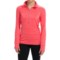 Steve Madden Space-Dyed Shirt - Zip Neck, Long Sleeve (For Women)