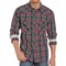Rock & Roll Cowboy Sateen Plaid with Rail Stitch Shirt - Long Sleeve (For Men)