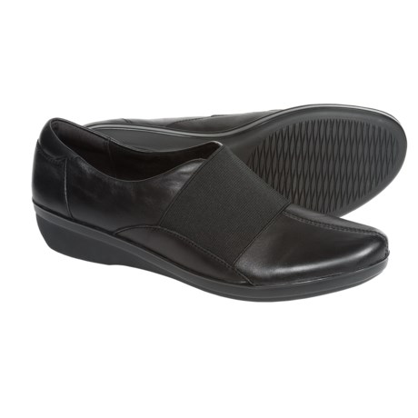 Clarks Foxvale Spell Shoes - Leather, Slip-Ons (For Women)