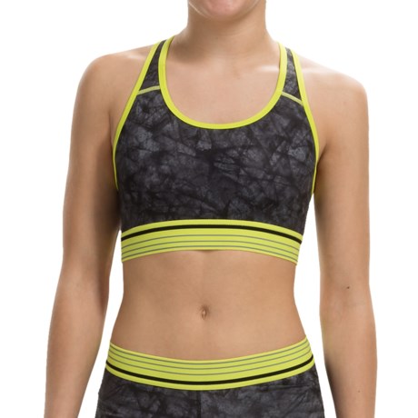 Layer 8 Printed Sports Bra (For Women)
