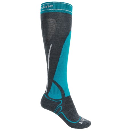 Bridgedale MerinoFusion Vertige Mid Ski Socks - Merino Wool, Mid Calf (For Women)