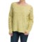 Uniq Hi-Lo Pointelle Sweater (For Women)