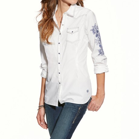 Ariat Iris Western Shirt - Snap Front, Long Sleeve (For Women)