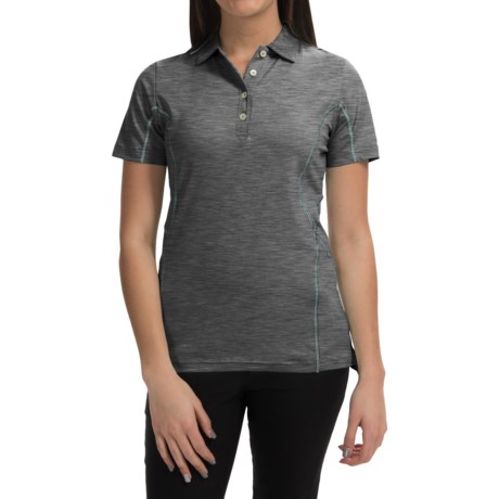 Specially made Active Contrast-Seam Polo Shirt - UPF 50+, Short Sleeve (For Women)