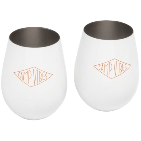 Mizu Stainless Steel Wine Cups - Set of 2