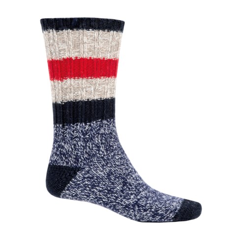 Woolrich Rugby Stripe Ragg Socks - Merino Wool, Crew (For Men)