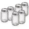 The Jay Companies Quilted Glass Jars - Set of 6