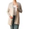 Forte Cashmere Color-Block Marl Cardigan Sweater (For Women)