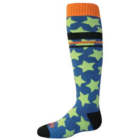 Hot Chillys Allstar Midweight Ski Socks - Over the Calf (For Little and Big Kids)