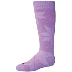 Hot Chillys Alpine Midweight Ski Socks - Over the Calf (For Little and Big Girls)