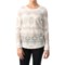 dylan Lariat Lace T-Shirt - Long Sleeve (For Women)