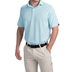 Wedge High-Performance Stripe Golf Polo Shirt - Short Sleeve (For Men)