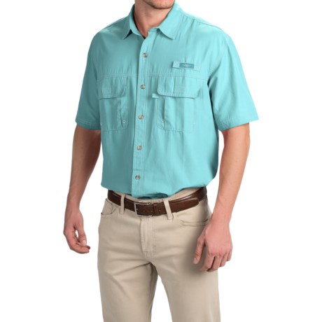 G.H. Bass & Co. Solid Explorer Shirt - Short Sleeve (For Tall Men)