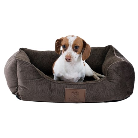 AKC Orthopedic Burnout Cuddle Dog Bed - 22x18"