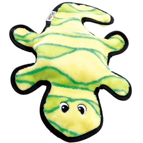 Outward Hound Invincibles Gecko Dog Toy - 2-Squeaker