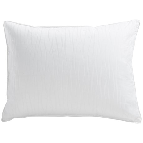 Down Inc. Sausalito Jacquard Down Pillow - Standard, Firm Support