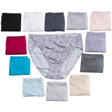 Bali Luxe CustomFlex Fit® Panties - Hi-Cut, 3-Pack (For Women)