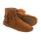 Old Friend Peace Mocs by  Margaret Mid Moccasins - Suede (For Women)