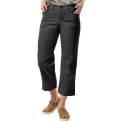 Specially made Stretch Twill Capris - Mid Rise (For Women)