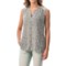 NYDJ Bloomfield Split Neck Printed Shirt - Sleeveless (For Women)