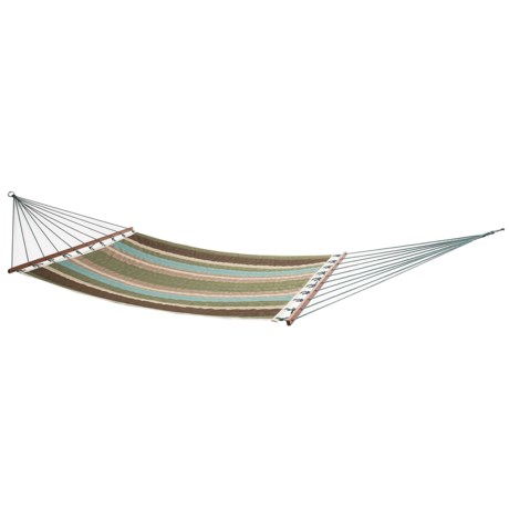Tropic Island Striped Quilted Hammock